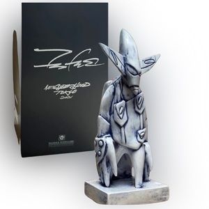 Neighborhood Alien Pointman Ceramic Chamber Incense Burner Statue